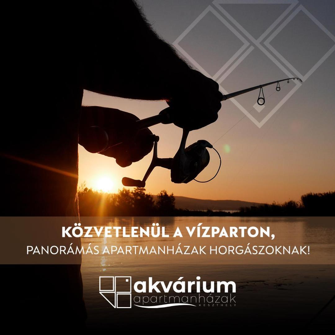 Akvárium Apartmanházak Keszthely Esterno foto